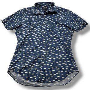 Bonobos Shirt Size Small Slim Fit Men's Button Down Shirt Hawaiian Style Floral